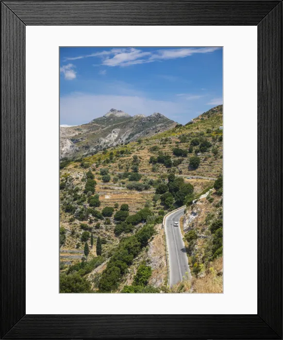 Framed Print : Naxos, Cyclade Islands, Greece