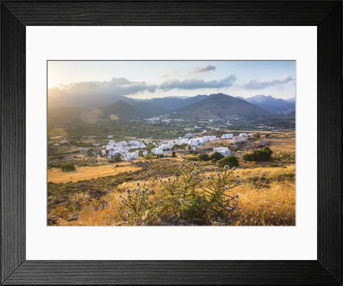Framed Print : Landscape of Naxos, Cyclade Islands, Greece Framed Print : Landscape of Naxos, Cyclade Islands, Greece
