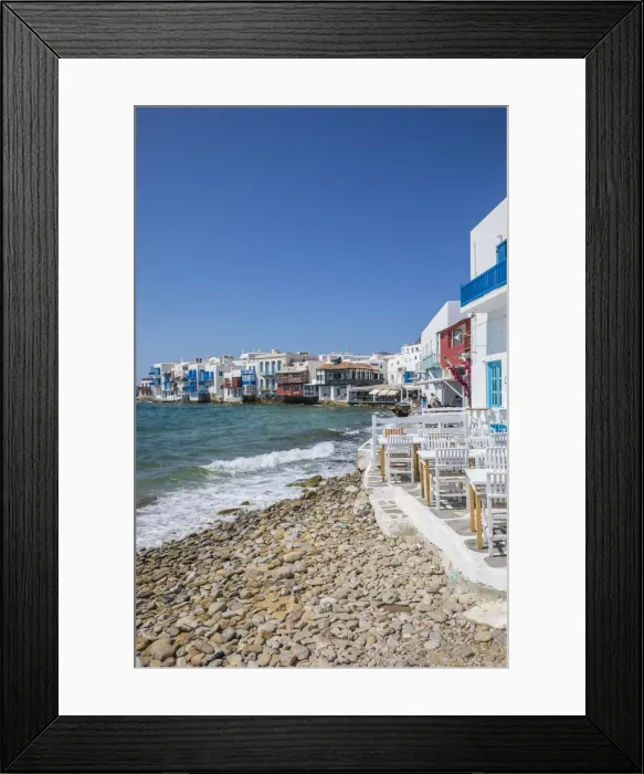 Framed Print : Little Venice, Mykonos Town, Mykonos, Cyclade Islands, Greece Framed Print : Little Venice, Mykonos Town, Mykonos, Cyclade Islands, Greece