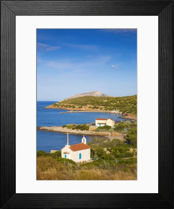 Framed Print : Greece, Attica, Cape Sounion, Sounio bay Framed Print : Greece, Attica, Cape Sounion, Sounio bay