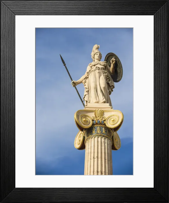 Framed Print : Greece, Attica, Athens, Statue of Athena at the Academy of Arts Framed Print : Greece, Attica, Athens, Statue of Athena at the Academy of Arts