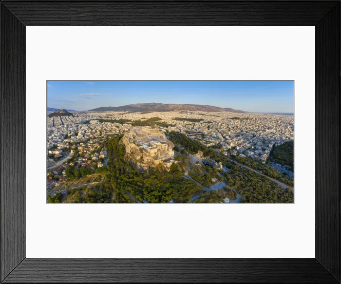 Framed Print : Greece, Athens, Aerial view of the Parthenon Framed Print : Greece, Athens, Aerial view of the Parthenon