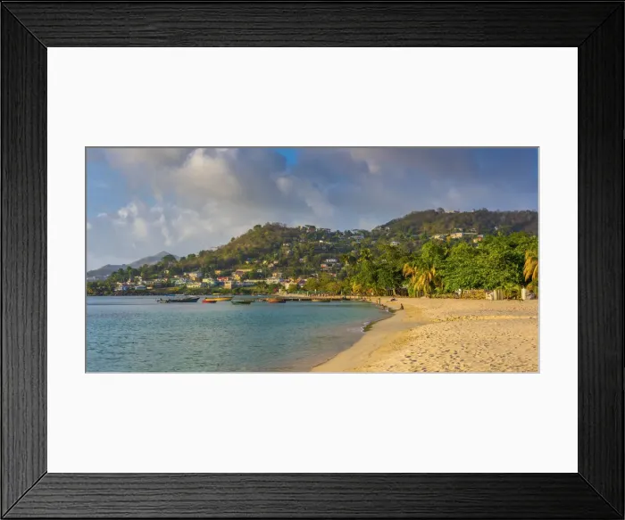 Framed Print : Caribbean, Grenada, Grand Anse Bay, Grand Anse Beach Framed Print : Caribbean, Grenada, Grand Anse Bay, Grand Anse Beach