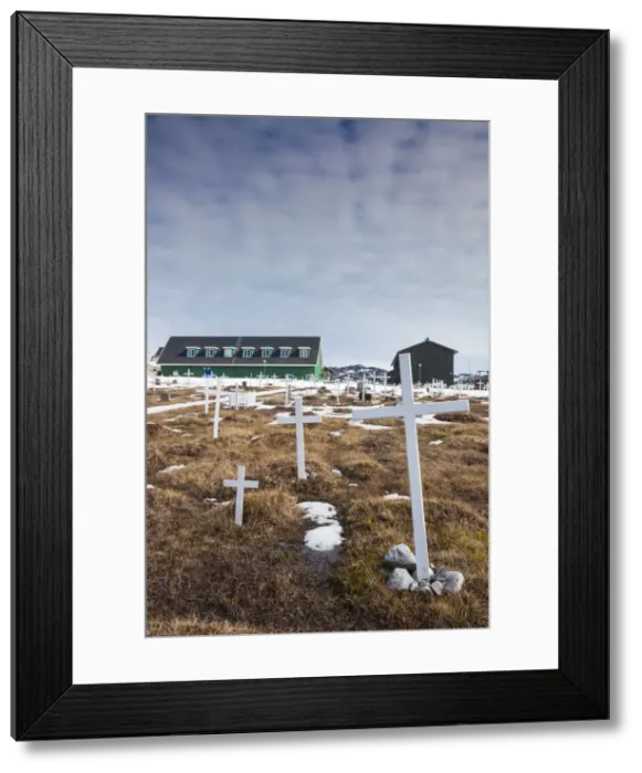 Framed Print : Greenland, Nuuk, Greenland, Nuuk, cemetery by the Hans Egede Kirke church Framed Print : Greenland, Nuuk, Greenland, Nuuk, cemetery by the Hans Egede Kirke church