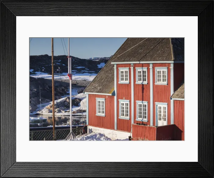 Framed Print : Greenland, Disko Bay, Ilulissat, Emanuel A. Petersen Art Museum, exterior Framed Print : Greenland, Disko Bay, Ilulissat, Emanuel A. Petersen Art Museum, exterior
