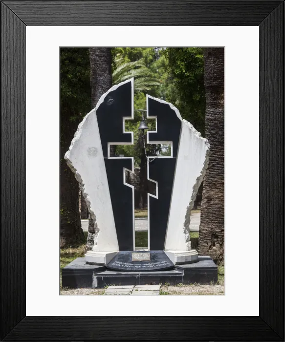 Framed Print : Greece, West Greece Region, Messolonghi, Garden of the Heroes, memorial to Free French Framed Print : Greece, West Greece Region, Messolonghi, Garden of the Heroes, memorial to Free French