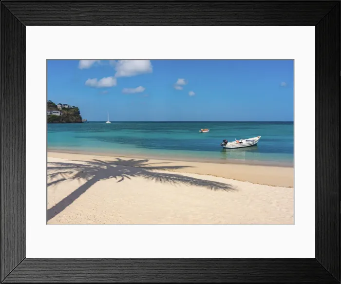 Framed Print : Caribbean, Grenada, Morne Rouge Beach Framed Print : Caribbean, Grenada, Morne Rouge Beach