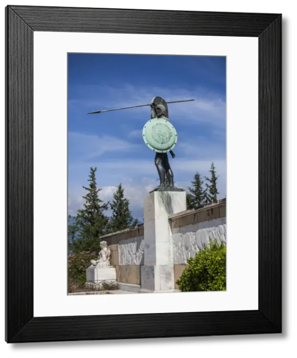 Framed Print : Greece, Central Greece Region, Thermopylae, statue of Spartan leader Leonidas Framed Print : Greece, Central Greece Region, Thermopylae, statue of Spartan leader Leonidas