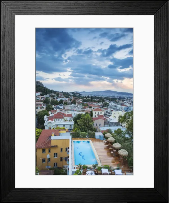 Framed Print : Greece, Attica, Athens, View of Plaka Framed Print : Greece, Attica, Athens, View of Plaka