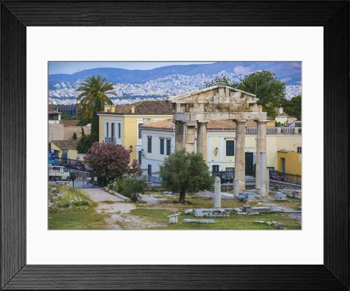 Framed Print : Greece, Attica, Athens, Roman Forum, The Gate of Athena Archegetis Framed Print : Greece, Attica, Athens, Roman Forum, The Gate of Athena Archegetis