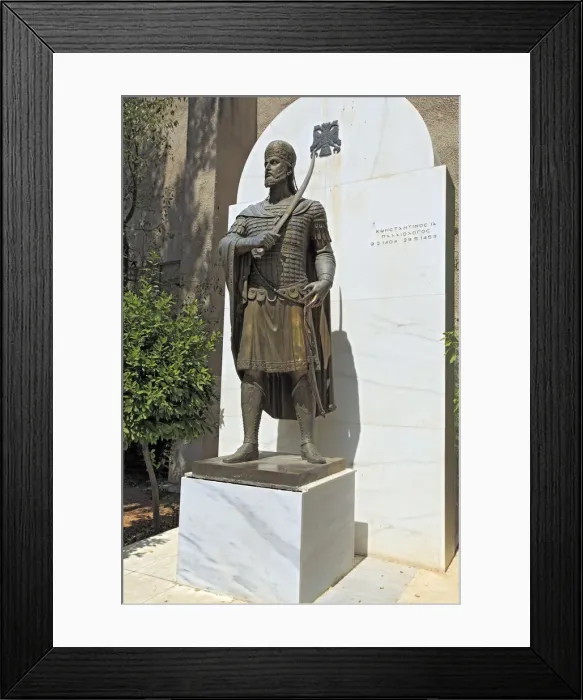 Framed Print : Monument to Constantine IX, last Byzantine emperor, Athens, Greece Framed Print : Monument to Constantine IX, last Byzantine emperor, Athens, Greece