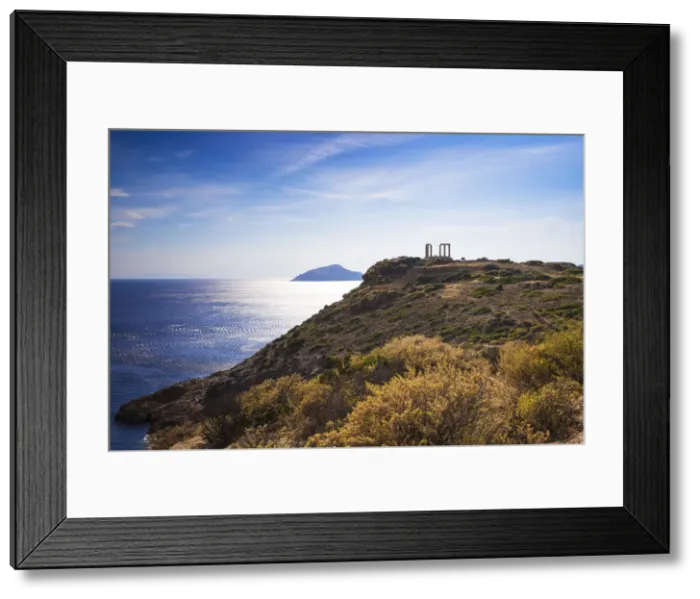 Framed Print : Greece, Attica, Cape Sounion, Temple of Poseidon Framed Print : Greece, Attica, Cape Sounion, Temple of Poseidon
