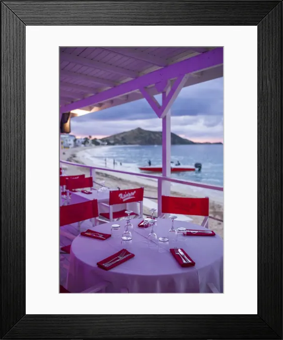 Framed Print : French West Indies, St-Martin, Grand Case, Gourmet Capital of the Caribbean, waterfront Framed Print : French West Indies, St-Martin, Grand Case, Gourmet Capital of the Caribbean, waterfront