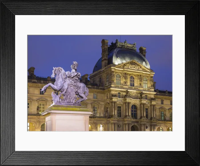 Framed Print : Le Louvre, Paris, France