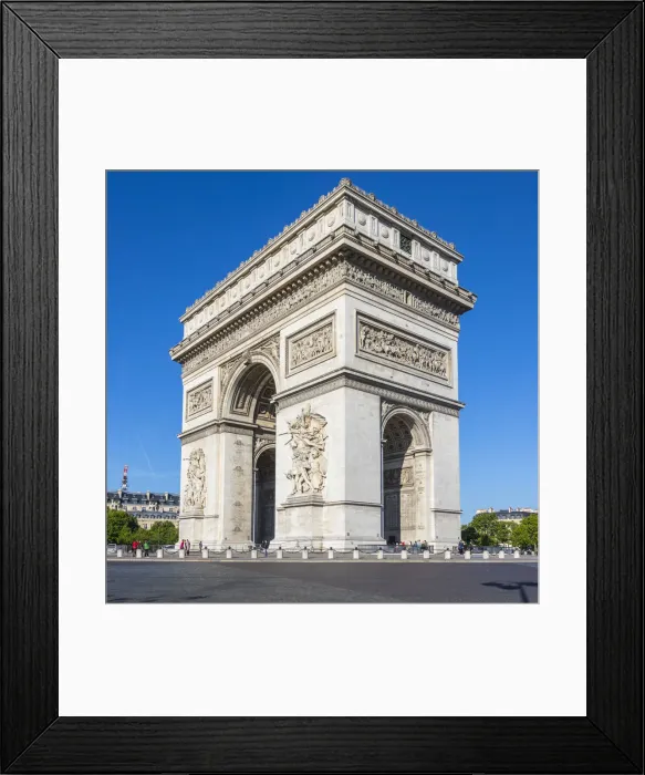 Framed Print : Arc de Triomphe, Paris, France Framed Print : Arc de Triomphe, Paris, France