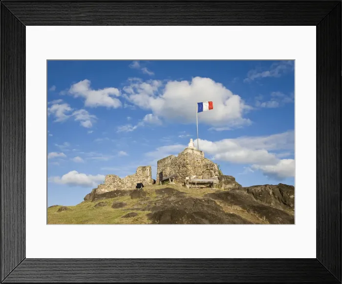 Framed Print : Caribbean, French West Indies, Saint Martin, Marigot, Fort St. Louis Framed Print : Caribbean, French West Indies, Saint Martin, Marigot, Fort St. Louis