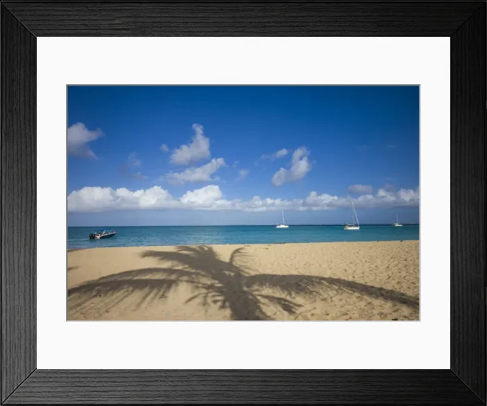 Framed Print : French West Indies, St-Martin, Friars Bay, beach Framed Print : French West Indies, St-Martin, Friars Bay, beach
