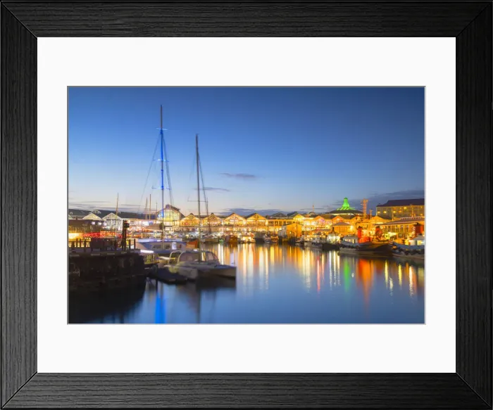 Framed Print : Victoria and Albert (V+A) Waterfront at sunset, Cape Town, Western Cape, South Africa Framed Print : Victoria and Albert (V+A) Waterfront at sunset, Cape Town, Western Cape, South Africa
