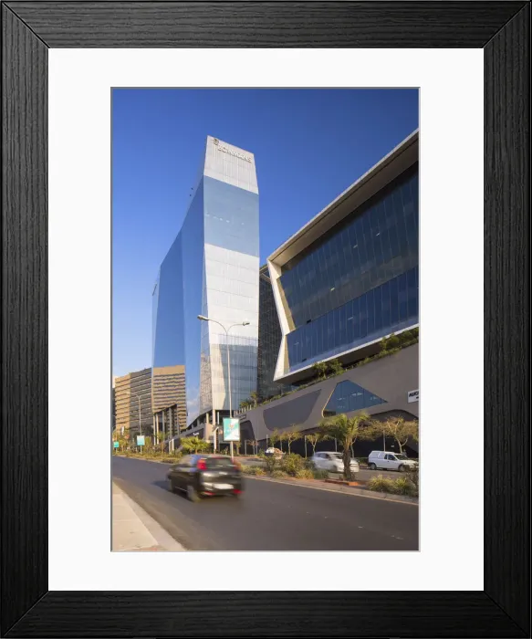 Framed Print : Bowman Gilfillan and Marsh buildings in Alice Lane Complex, Sandton, Johannesburg Framed Print : Bowman Gilfillan and Marsh buildings in Alice Lane Complex, Sandton, Johannesburg