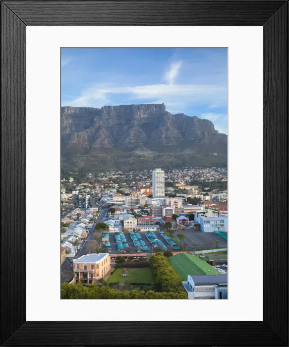 Framed Print : View of Table Mountain, Cape Town, Western Cape, South Africa Framed Print : View of Table Mountain, Cape Town, Western Cape, South Africa