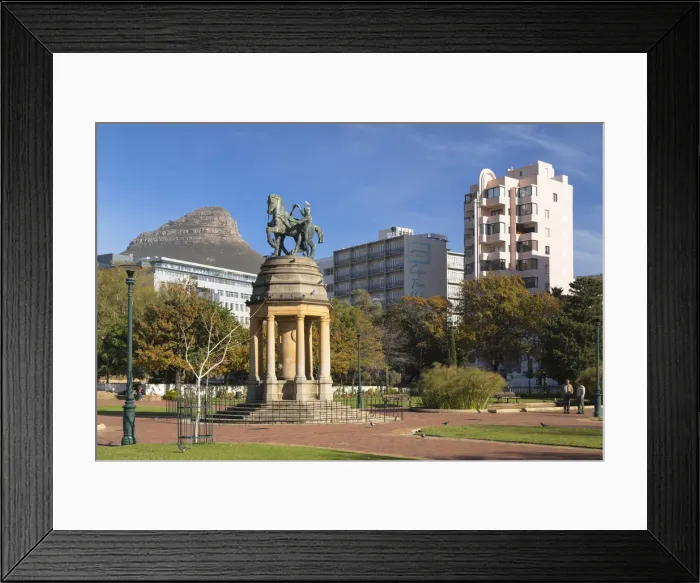 Framed Print : Delville Wood Memorial in Companys Garden, Cape Town, Western Cape, South Africa Framed Print : Delville Wood Memorial in Companys Garden, Cape Town, Western Cape, South Africa