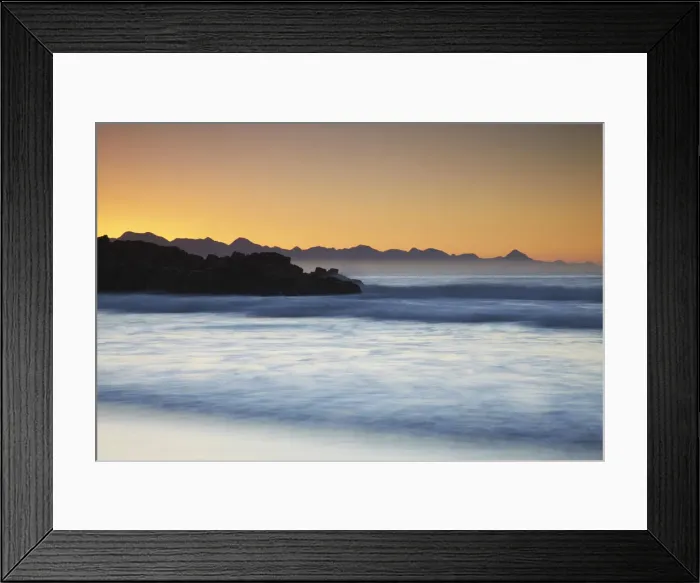 Framed Print : Sunrise on Plettenberg Bay beach, Western Cape, South Africa Framed Print : Sunrise on Plettenberg Bay beach, Western Cape, South Africa