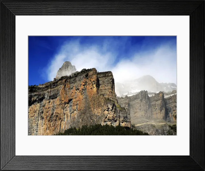 Framed Print : Ordesa y Monte Perdido National Park. Pyrenees, Spain Framed Print : Ordesa y Monte Perdido National Park. Pyrenees, Spain