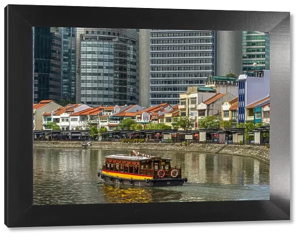 Singapore River and city skyline, Singapore