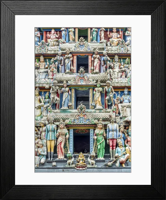 Framed Print : Sri Mariamman Temple, Singapore Framed Print : Sri Mariamman Temple, Singapore