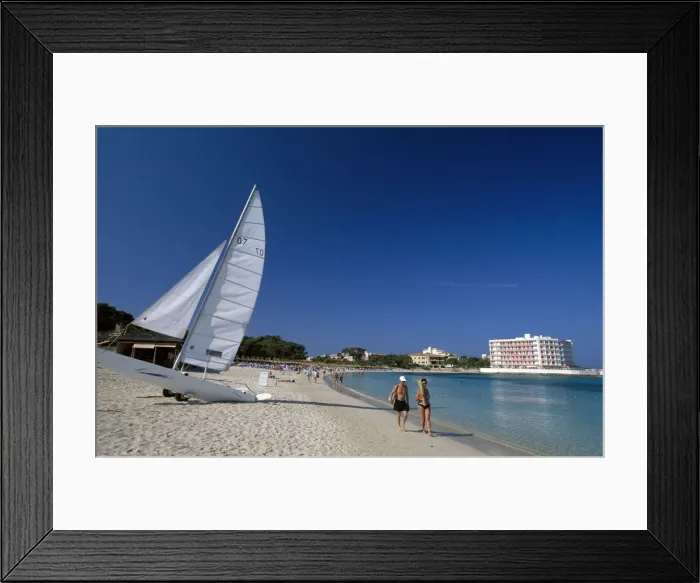 Framed Print : It Trenc, Majorca, the Balearic Islands, Spain Framed Print : It Trenc, Majorca, the Balearic Islands, Spain