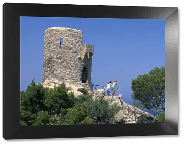 Torre de Ses Animes, Banyalbufar, Majorca, the Balearic Islands, Spain