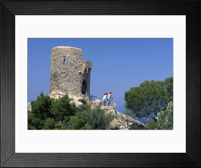 Framed Print : Torre de Ses Animes, Banyalbufar, Majorca, the Balearic Islands, Spain Framed Print : Torre de Ses Animes, Banyalbufar, Majorca, the Balearic Islands, Spain