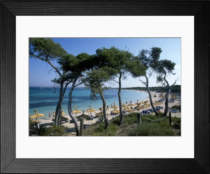 Framed Print : Es Trenc, Majorca, the Balearic Islands, Spain Framed Print : Es Trenc, Majorca, the Balearic Islands, Spain