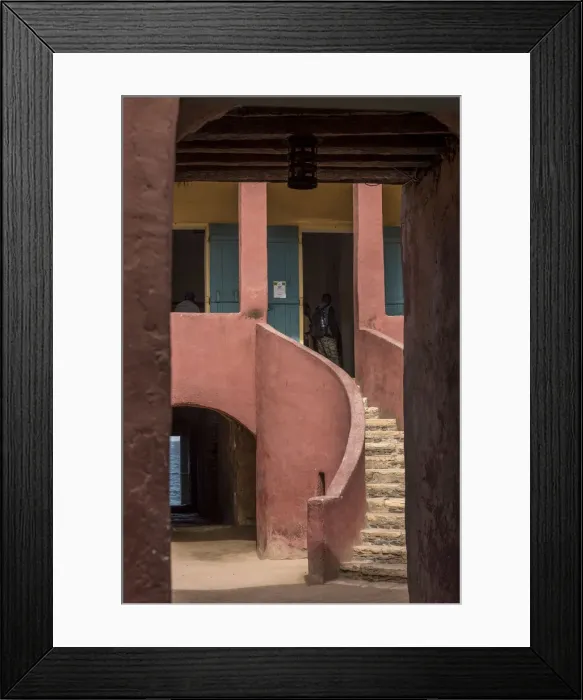 Framed Print : Africa, Senegal, Dakar. Detail of the house of slaves on the island Goree Framed Print : Africa, Senegal, Dakar. Detail of the house of slaves on the island Goree