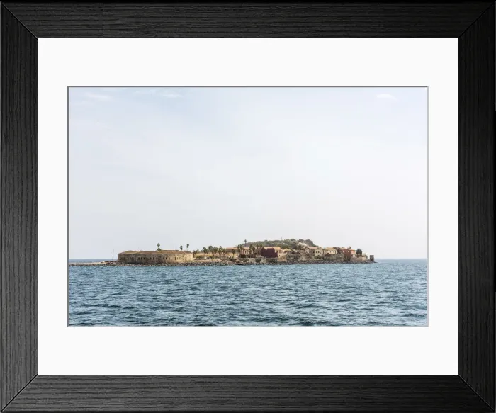 Framed Print : Africa, Senegal, Dakar. The island Goree