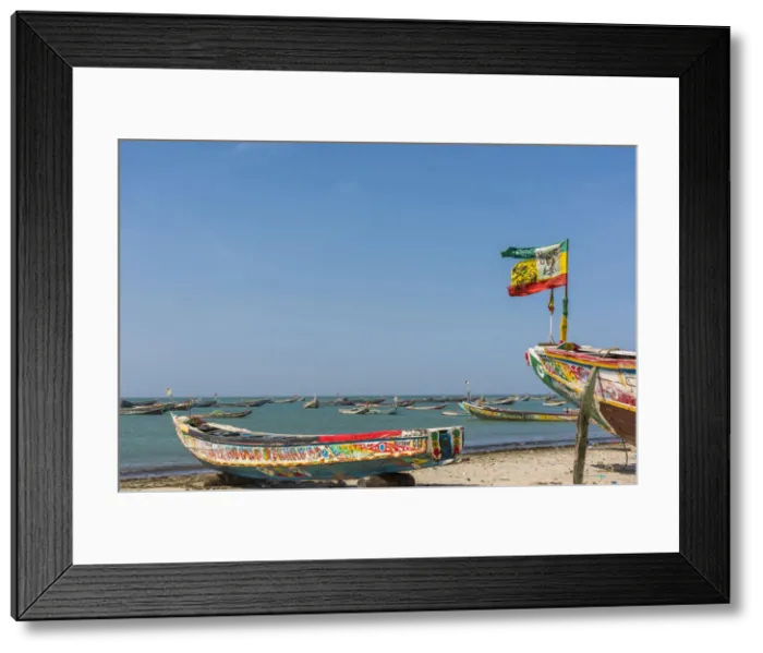 Framed Print : Africa, Senegal, Joal. Traditional fishing boats Framed Print : Africa, Senegal, Joal. Traditional fishing boats