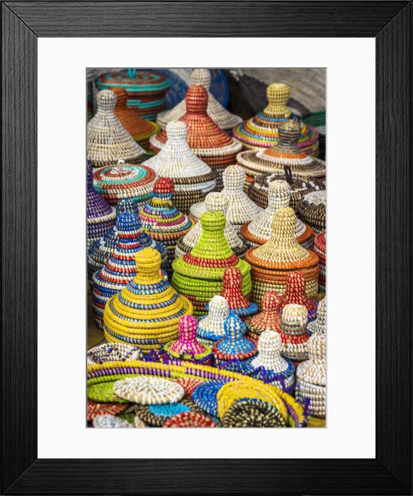 Framed Print : Africa, Senegal, Dakar. Handmade baskets on sale on the road towards Saint Louis Framed Print : Africa, Senegal, Dakar. Handmade baskets on sale on the road towards Saint Louis