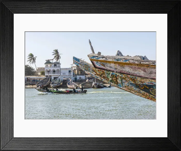Framed Print : Africa, Senegal, Saint-Louis. Old wooden fishing boats Framed Print : Africa, Senegal, Saint-Louis. Old wooden fishing boats