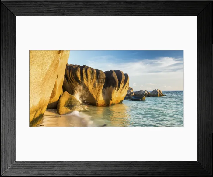 Framed Print : Anse Source d Argent, La Digue, Seychelles Framed Print : Anse Source d Argent, La Digue, Seychelles