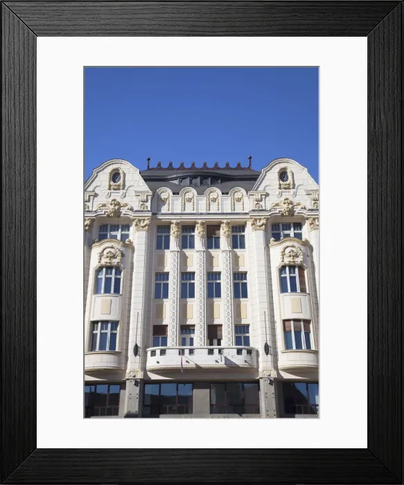 Framed Print : Palace of the Hungarian Exchange Bank in Hlavne Nam (Main Square), Bratislava, Slovakia