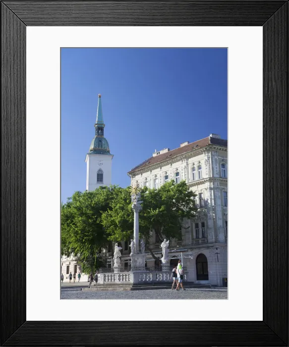 Framed Print : Rybne Square, Bratislava, Slovakia Framed Print : Rybne Square, Bratislava, Slovakia