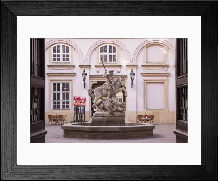 Framed Print : Courtyard in Primates Palace, Bratislava, Slovakia Framed Print : Courtyard in Primates Palace, Bratislava, Slovakia