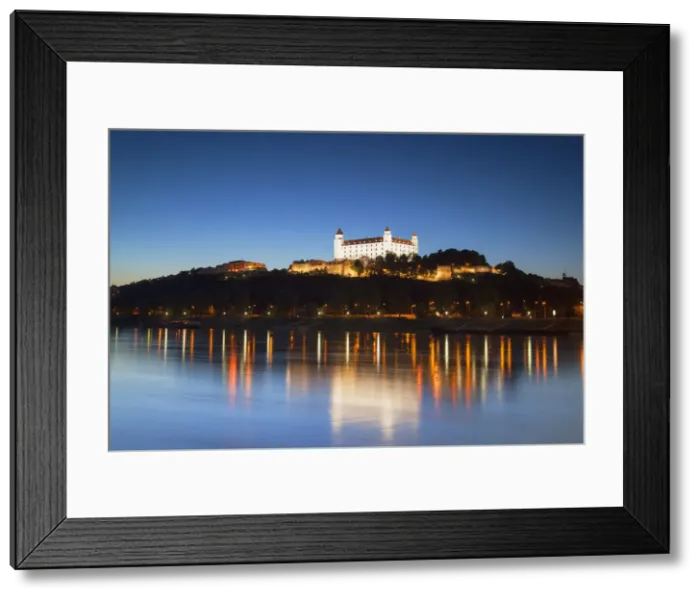 Framed Print : Bratislava Castle at dusk, Bratislava, Slovakia Framed Print : Bratislava Castle at dusk, Bratislava, Slovakia