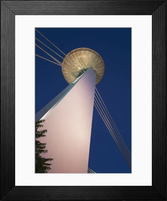Framed Print : New Bridge at dusk, Bratislava, Slovakia Framed Print : New Bridge at dusk, Bratislava, Slovakia