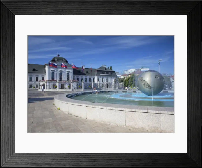 Framed Print : Grassalkovich Palace, Bratislava, Slovakia Framed Print : Grassalkovich Palace, Bratislava, Slovakia