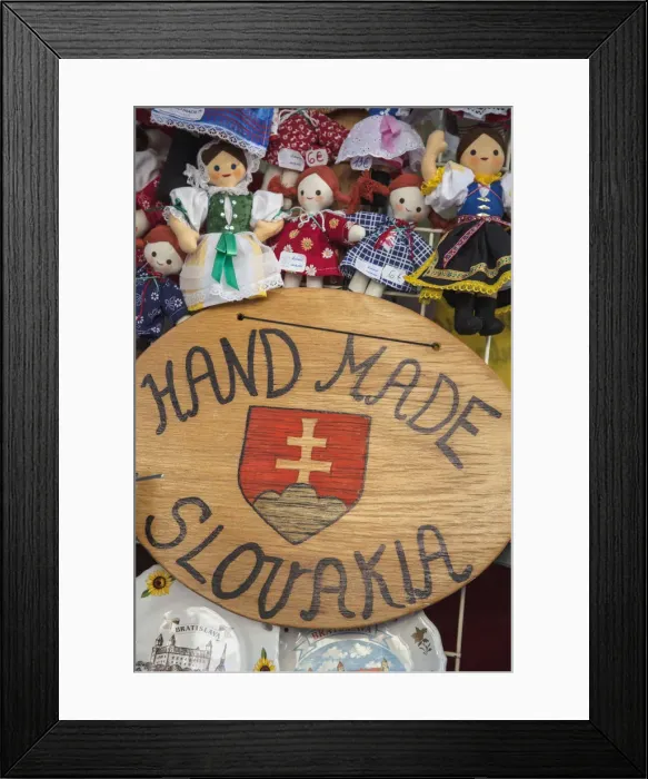 Framed Print : Souvenir dolls in Hlavne Nam (Main Square), Bratislava, Slovakia Framed Print : Souvenir dolls in Hlavne Nam (Main Square), Bratislava, Slovakia