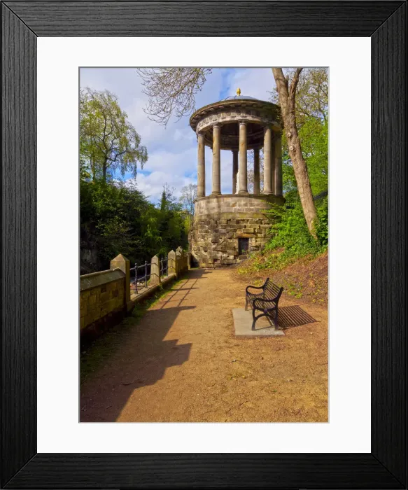 Framed Print : UK, Scotland, Lothian, Edinburgh, Water of Leith Walkway, View of the St Bernards Well