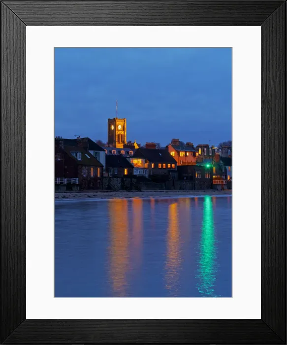 Framed Print : UK, Scotland, East Lothian, North Berwick, Townscape at dusk Framed Print : UK, Scotland, East Lothian, North Berwick, Townscape at dusk