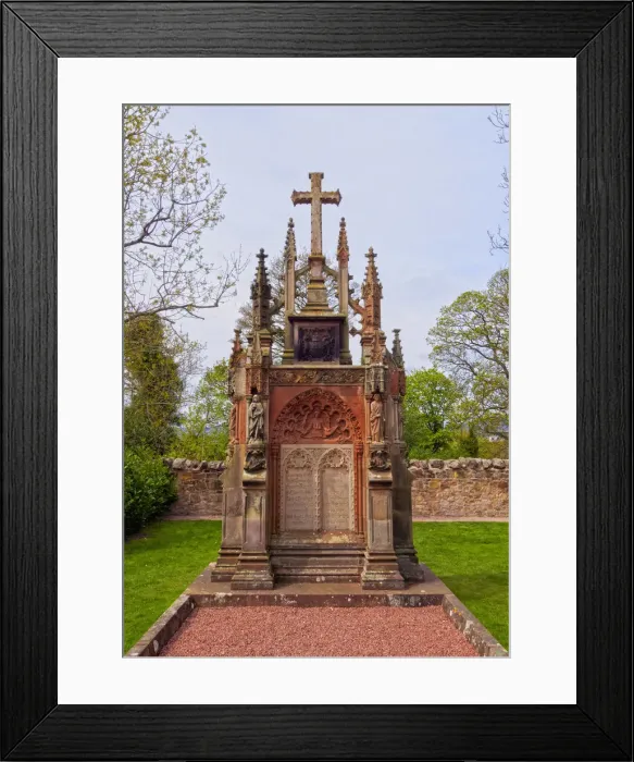 Framed Print : UK, Scotland, Midothian, Edinburgh Area, Roslin, Grave of the Sir Francis Robert St Framed Print : UK, Scotland, Midothian, Edinburgh Area, Roslin, Grave of the Sir Francis Robert St