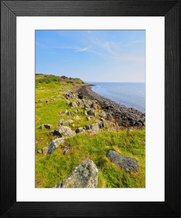 Framed Print : UK, Scotland, Lothian, Edinburgh Area, Rocky Beach on the Cramond Island Framed Print : UK, Scotland, Lothian, Edinburgh Area, Rocky Beach on the Cramond Island